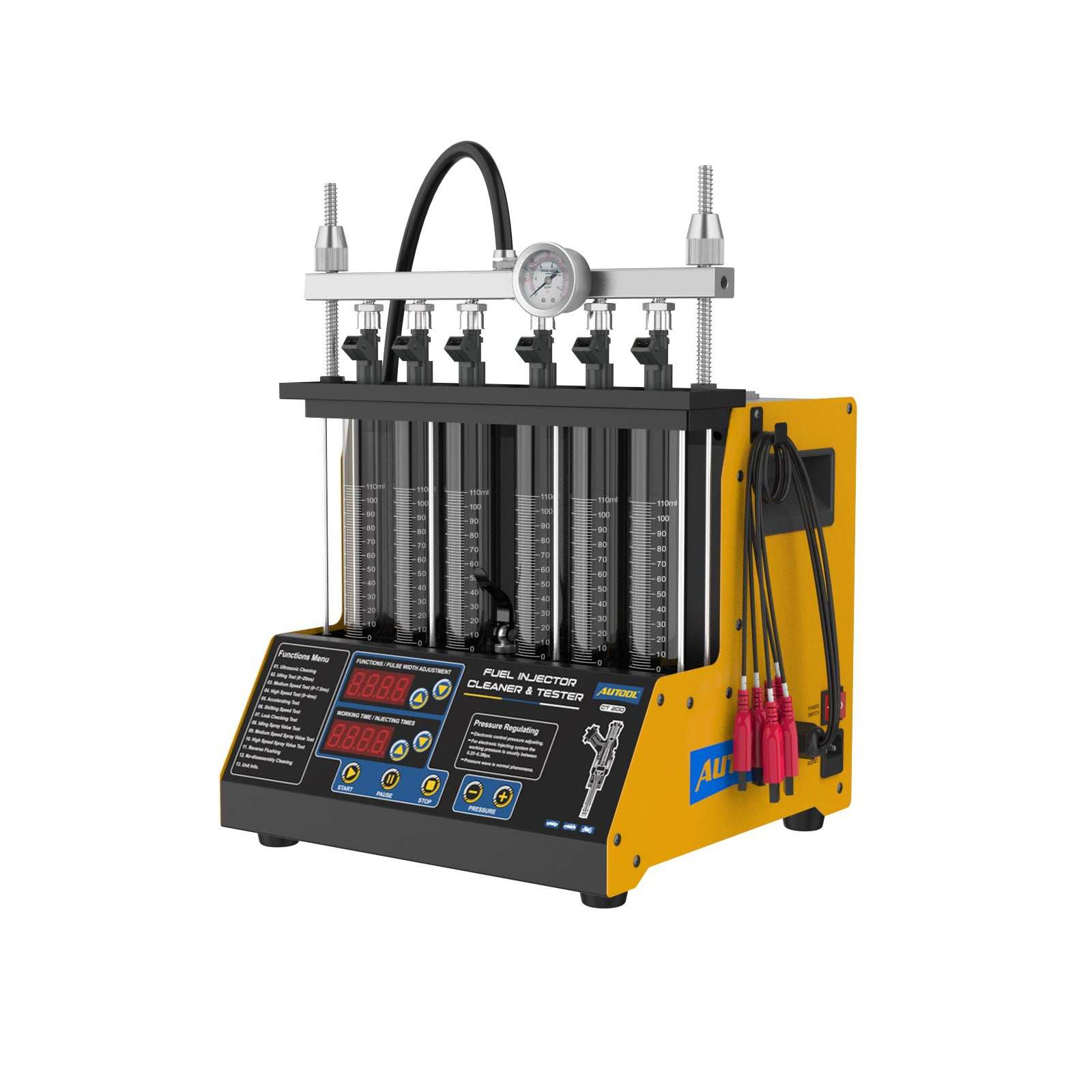 AUTOOL CT200 ultrasonic fuel injector cleaner & Tester - Ultrasonic Fuel Injector Cleaner - AUTOOL CT200 Tester fuel injector