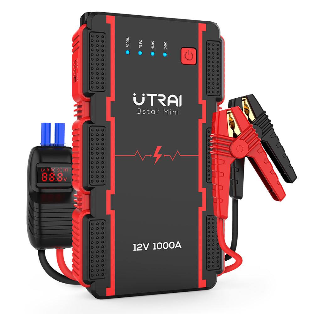 UTRAI JS- Mini Portable Car Jump Starter Pack, 1000A Peak 13000mAh - Jump Starter Pack - UTRAI JS-Mini Portable Car Battery 1000A 13000mah