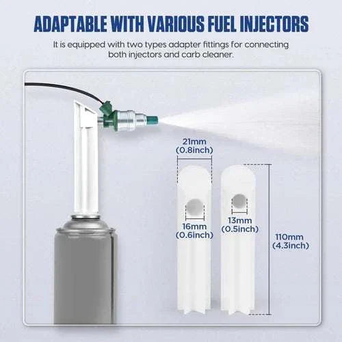 MR CARTOOL V30 Universal injector tester Driverbox Gasoline Injectors Cleaner Tester Tool Use with Ultrasonic Cleaning Tank - Injector Tester MR CARTOOL V30 Clean & Test Fuel Injectors 6 testing