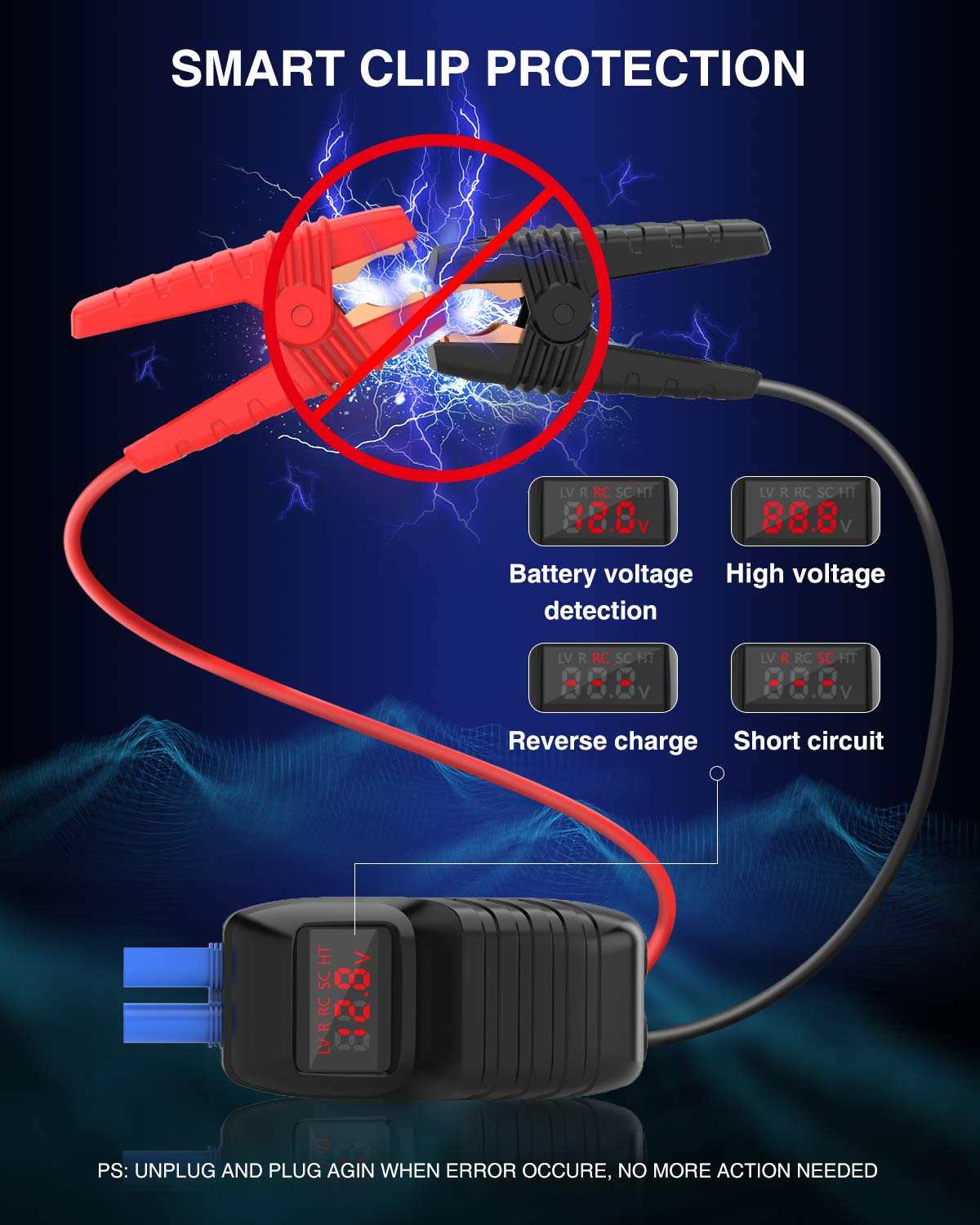 UTRAI Jstar 4 Jump Starter with Wireless Charger 2500A Peak 16000mAh - Battery Jumper UTRAI Jstar 4 Starter 2500A with Wireless Charger 3.0