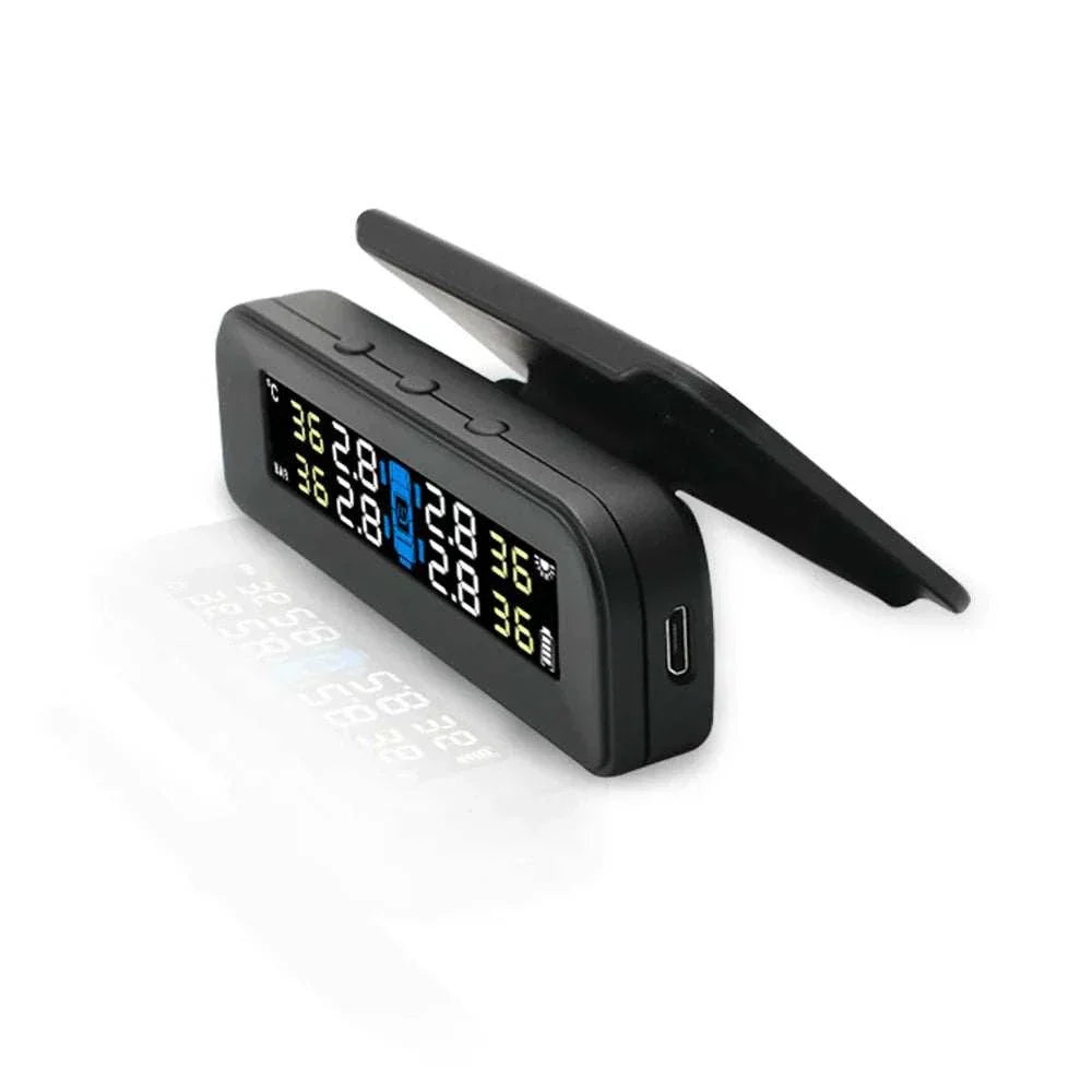 CAR Solar Power Tpms Wireless Automatic tire pressure monitoring system -EXTERNAL SENSOR - Tire Pressure Monitoring System - Solar Powered Wireless TPMS sensor