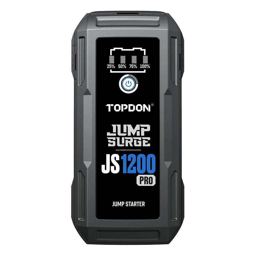 TOPDON JS 1200 Pro portable multi - function super capacity pack battery jump starter 12v - SAFE DRIVES
