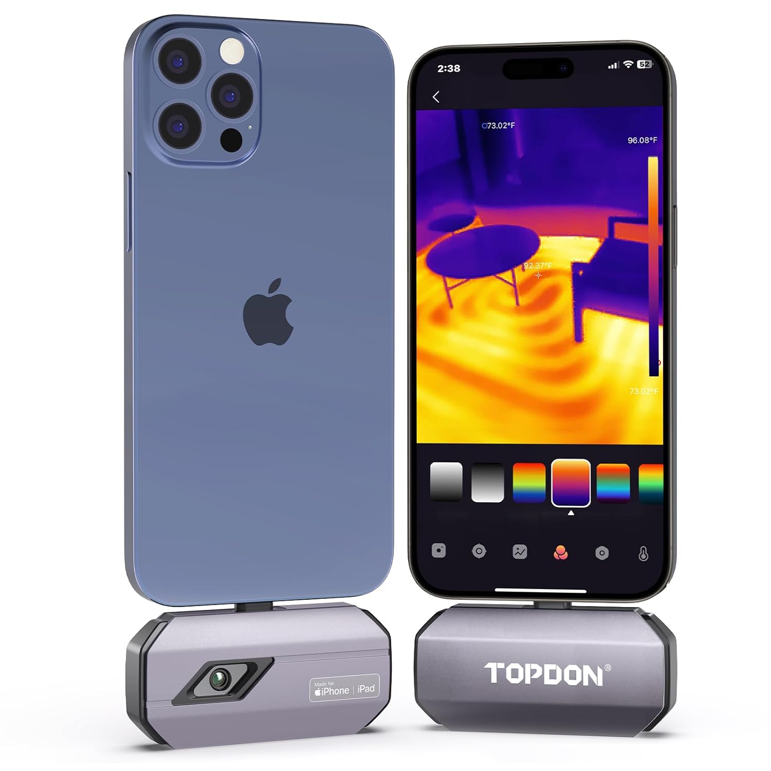 TOPDON TC002C Thermal Camera for iPhone 15/16 Series and iPads - SAFE DRIVES