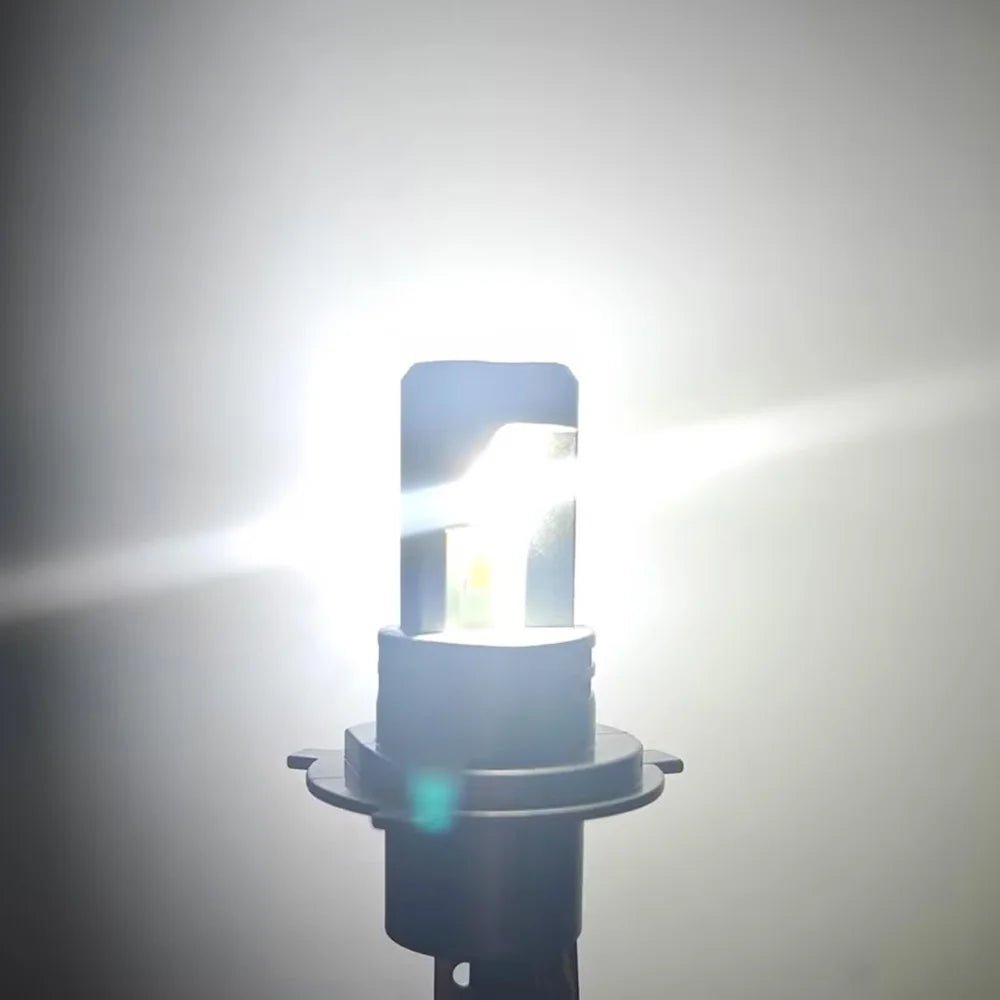 AUXITO CAR Dual Color White Amber Yellow H4 9003 LED Headlight Bulb - SAFE DRIVES