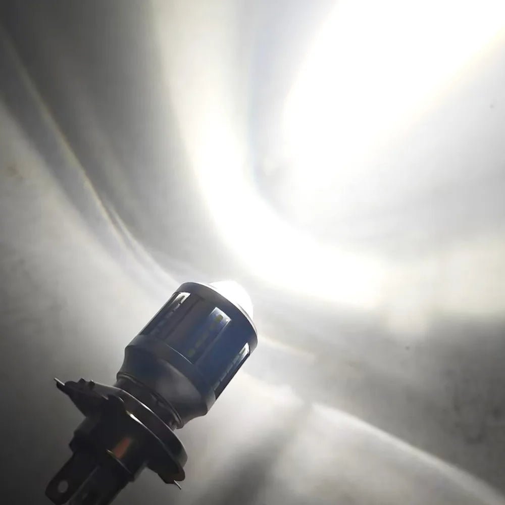 AUXITO H4 LED Headlight Bulb Motorcycle 9003 HB2 LED Light 6000K White for High - SAFE DRIVES