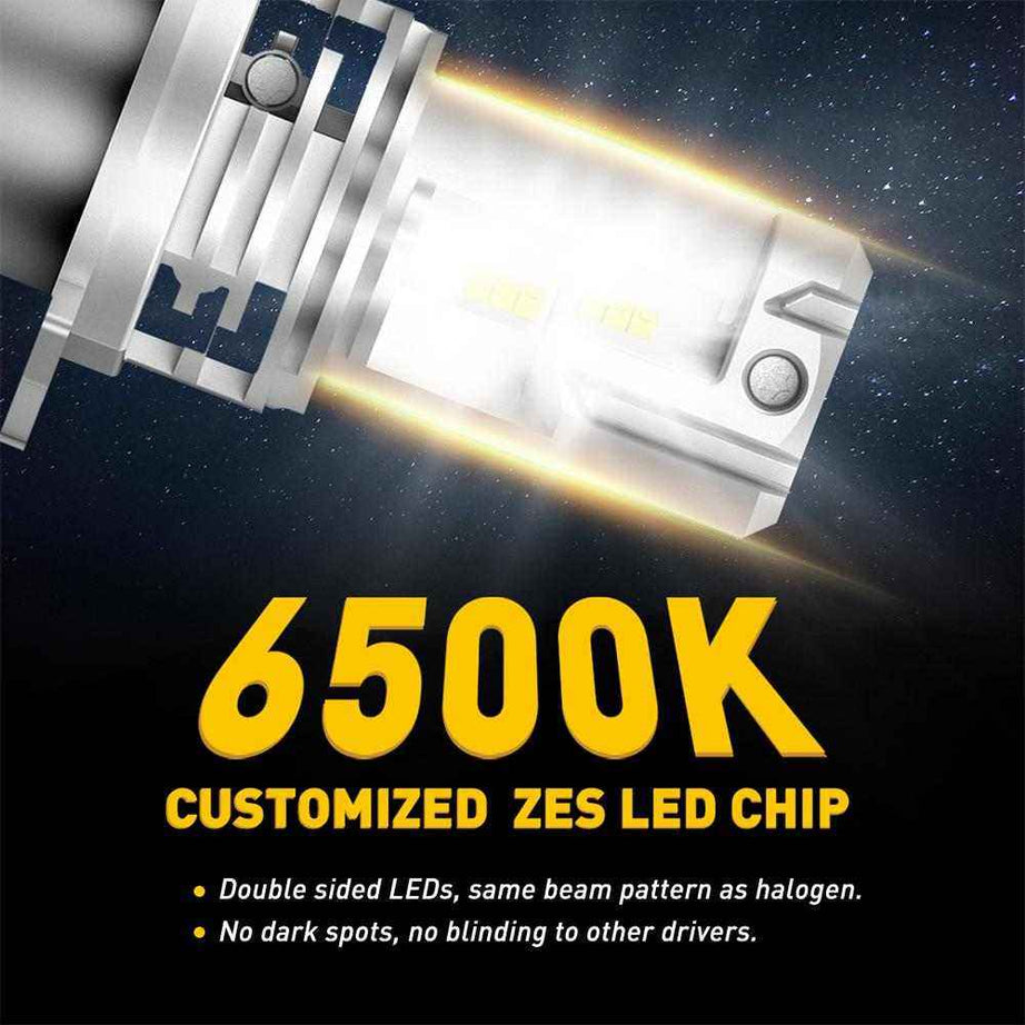 Auxito led headlights 9003 LED Bulb HB2 Headlight Bulbs, 15000LM (Pack of 2) - SAFE DRIVES