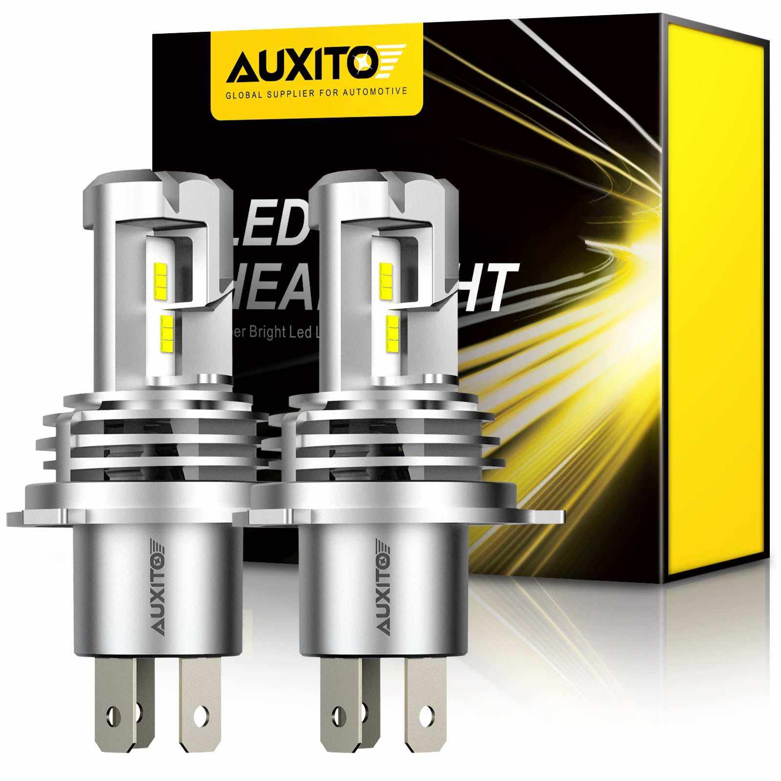 Auxito led headlights 9003 LED Bulb HB2 Headlight Bulbs, 15000LM (Pack of 2) - SAFE DRIVES