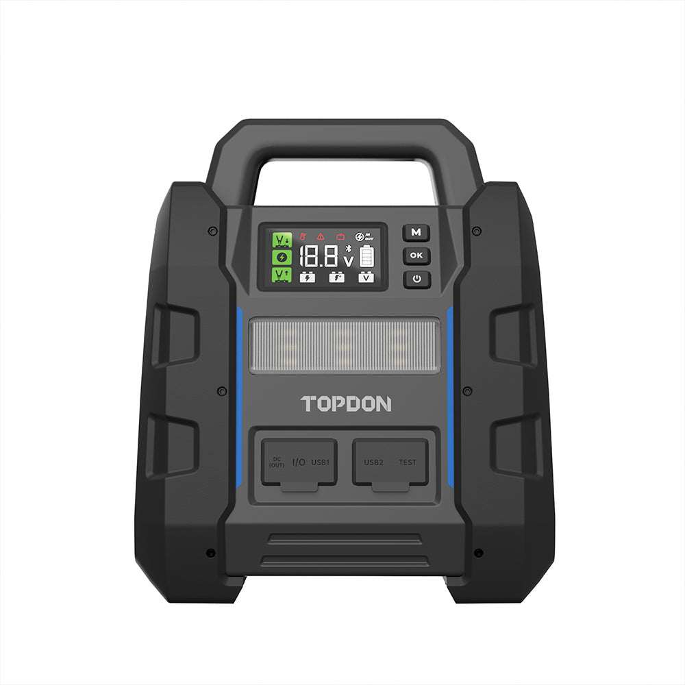 Battery Jump starter - Topdon V4500 Plus Power Bank 32000mAh & Booster - SAFE DRIVES