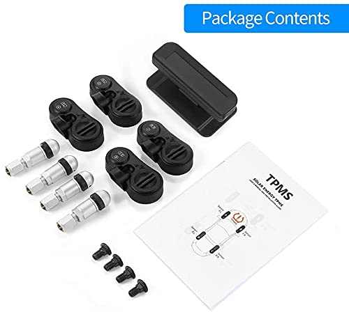 CAR Internal TPMS D260 Solar internal tire pressure sensor SYSTEM with HD Digital LCD Display Auto Alarm System