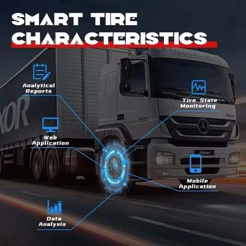 Fleet tracking TRUCK INTELLIGENT TIRE MANAGEMENT SYSTEM REAL TIME 4G GPS TRACKING T - BOX RECEIVER BLUETOOTH - SAFE DRIVES