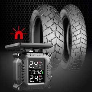 Internal tyre pressure monitoring system For 2 Wheeler Solar ,2 Internal Sensors - SAFE DRIVES