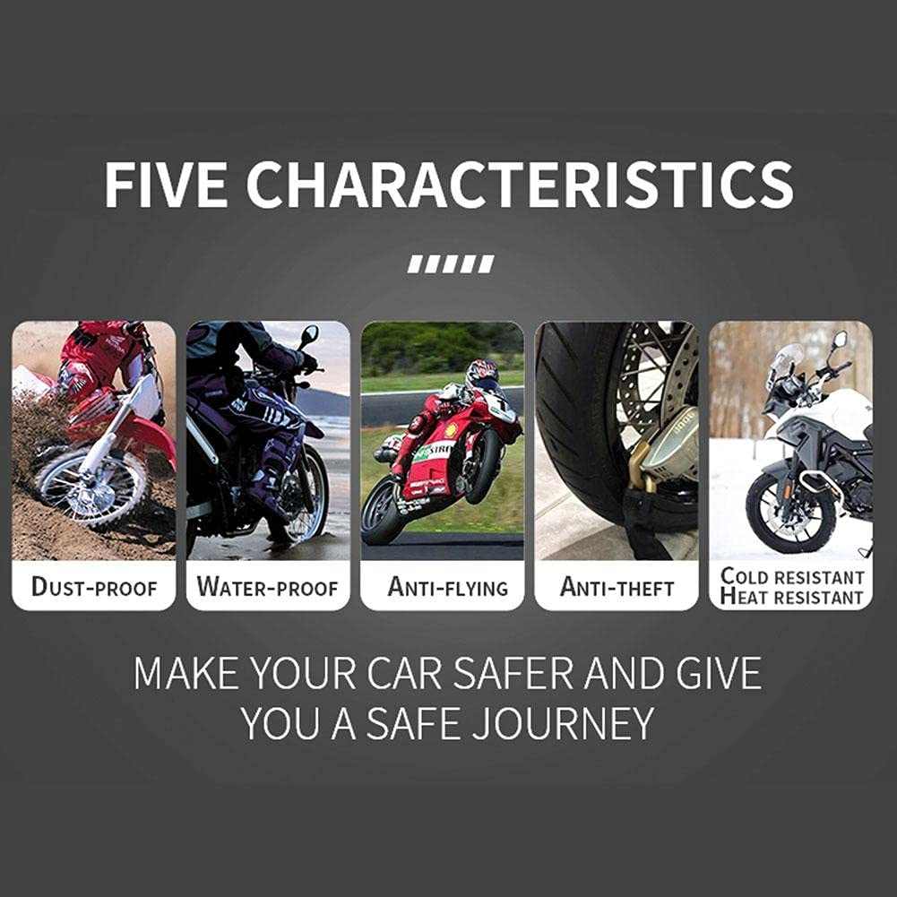 Motorcycle tpms Tire Pressure Monitoring System Solar Power with 2 External Sensor - SAFE DRIVES