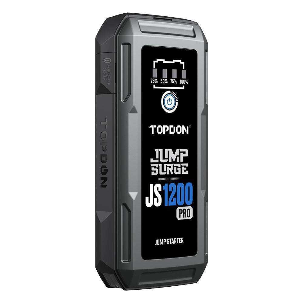 TOPDON JS 1200 Pro portable multi - function super capacity pack battery jump starter 12v - SAFE DRIVES