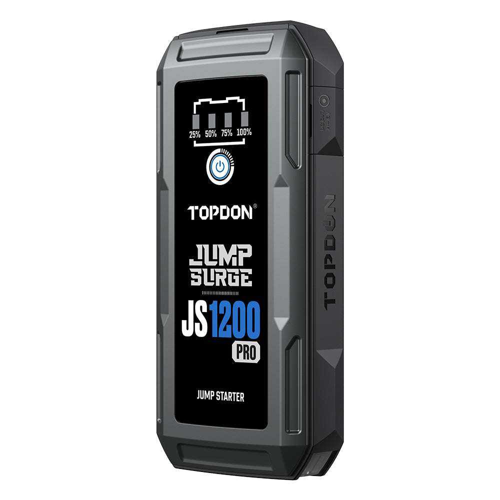 TOPDON JS 1200 Pro portable multi - function super capacity pack battery jump starter 12v - SAFE DRIVES