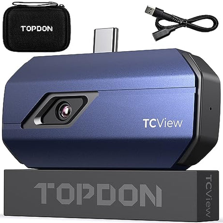 TOPDON TC001 Thermal Imaging Camera , 256x192 IR Temp Alarm, - 4°F~1022°F - Android - SAFE DRIVES