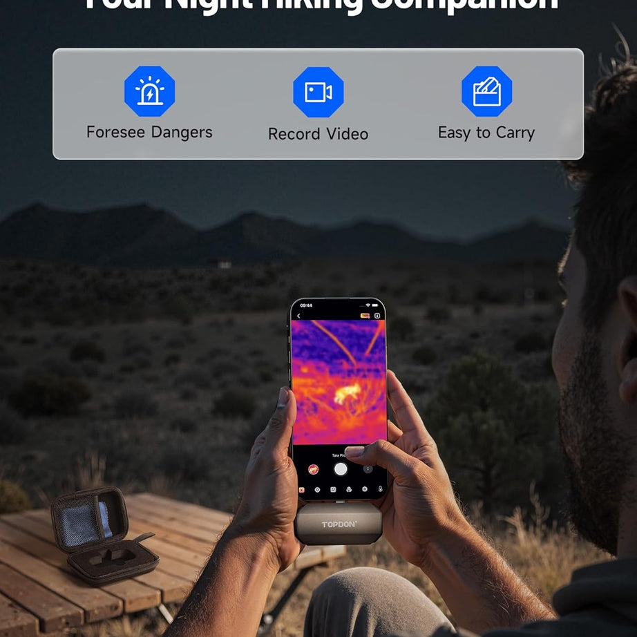 TOPDON TC002C Duo USB‑C Thermal Camera with Super Resolution - SAFE DRIVES