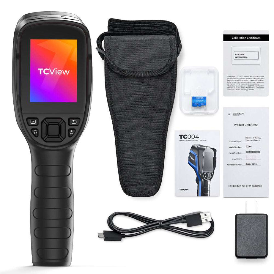 TOPDON TC004 High Resolution 256*192 Handheld Android Thermal Scanner Imaging Camera - SAFE DRIVES