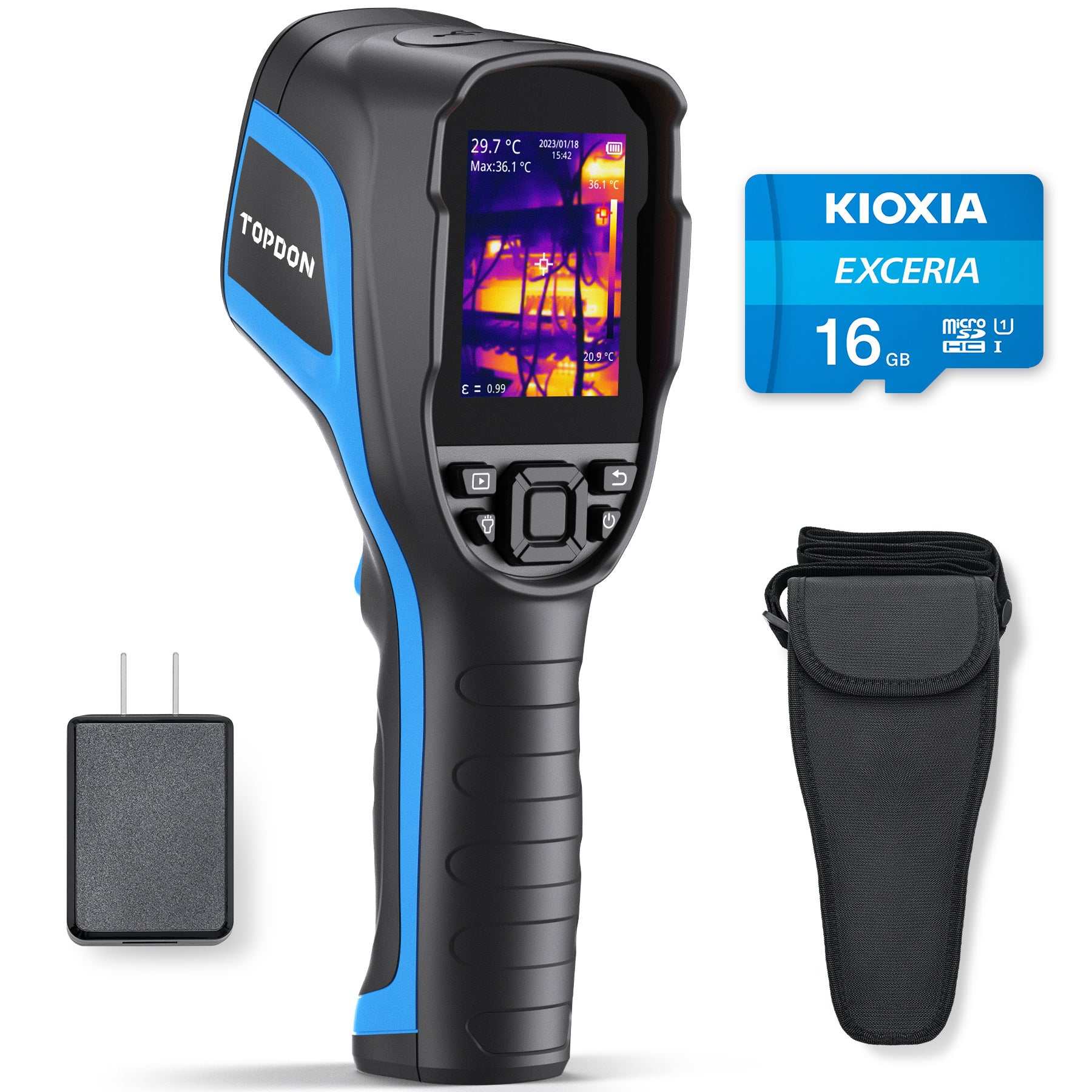 TOPDON TC004 High Resolution 256*192 Handheld Android Thermal Scanner Imaging Camera - SAFE DRIVES
