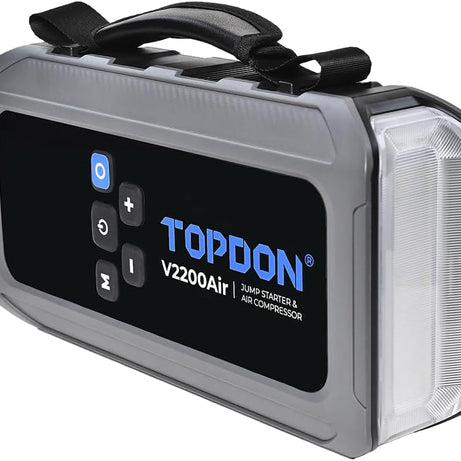 TOPDON V2200AIR 2 - in - 1 2200A Jump Starter with Air Compressor - SAFE DRIVES