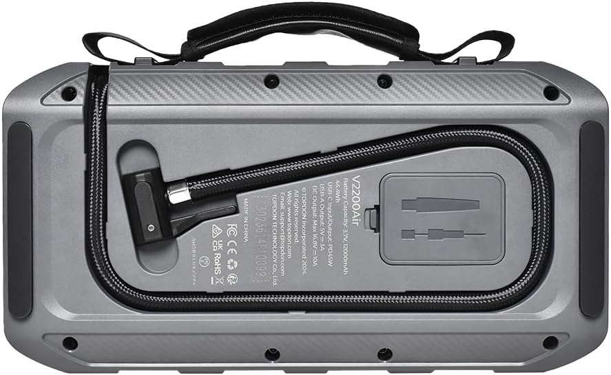 TOPDON V2200AIR 2 - in - 1 2200A Jump Starter with Air Compressor - SAFE DRIVES