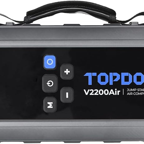 TOPDON V2200AIR 2 - in - 1 2200A Jump Starter with Air Compressor - SAFE DRIVES